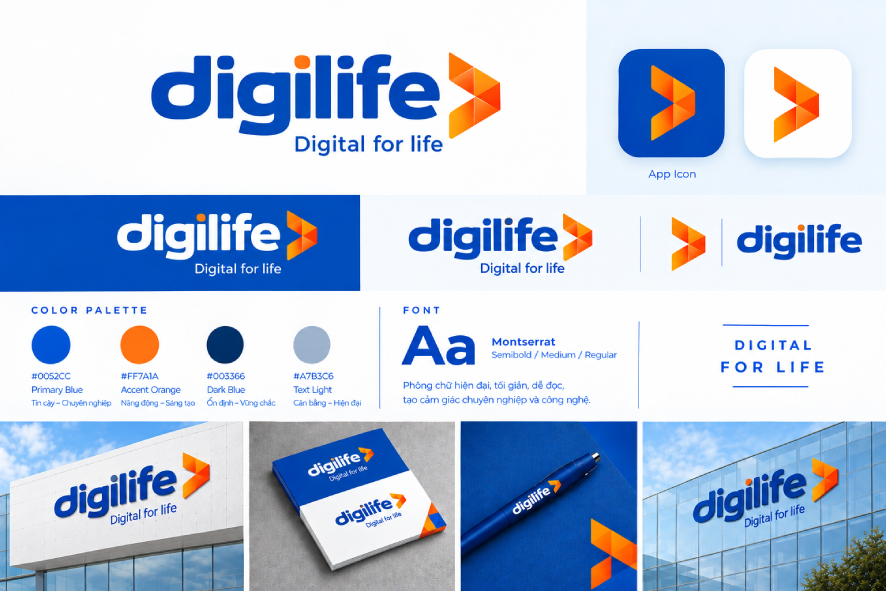 Bộ nhận diện thương hiệu Digilife